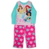 DISNEY Girls' Princess Long Sleeve Pajamas, 2-Piece -Fashion Clothing Store 2076033 607 main