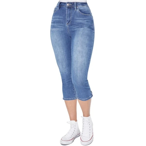 YMI Juniors' Secrets High-Rise Crop Capris 3 YMI Juniors' Secrets High-Rise Crop Capris