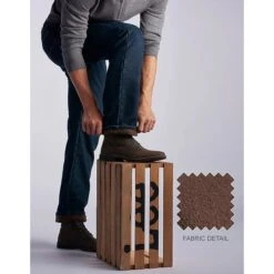 LEE Men's Relaxed Fit Flannel & Fleece Lined Straight Leg Jeans -Fashion Clothing Store 2076357 402 alt6