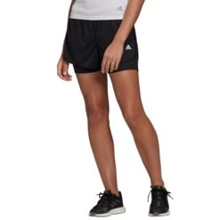 ADIDAS Women's Marathon 20 2-in-1 Short 15 ADIDAS Women's Marathon 20 2-in-1 Short -Fashion Clothing Store 2076450 001 alt3
