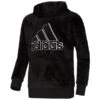 ADIDAS Girls' Fleece Hooded Pullover 2 ADIDAS Girls' Fleece Hooded Pullover -Fashion Clothing Store 2076891 001 main