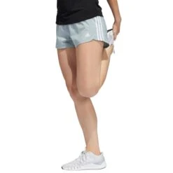ADIDAS Women's Pacer 3-Stripes Woven Shorts 11 ADIDAS Women's Pacer 3-Stripes Woven Shorts -Fashion Clothing Store 2077981 006 alt3