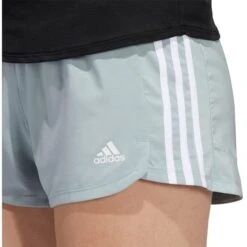 ADIDAS Women's Pacer 3-Stripes Woven Shorts 12 ADIDAS Women's Pacer 3-Stripes Woven Shorts -Fashion Clothing Store 2077981 006 alt4