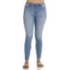 BLUE SPICE Juniors' Recycled High Waisted Skinny Jeans 2 BLUE SPICE Juniors' Recycled High Waisted Skinny Jeans -Fashion Clothing Store 2078086 406 main