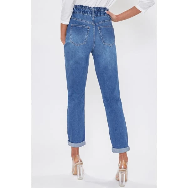 YMI Juniors Hybrid Dream Jean With Paperbag Waist 4 YMI Juniors Hybrid Dream Jean With Paperbag Waist - Image 2