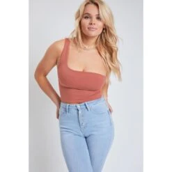 YMI Juniors' Vintage Dream High-Rise Ankle Jean W/ Unfinished Hem -Fashion Clothing Store 2078154 406 alt3