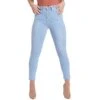 YMI Juniors' Vintage Dream High-Rise Ankle Jean W/ Unfinished Hem -Fashion Clothing Store 2078154 406 main