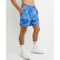 CHAMPION Men's Crush Dye Fleece 7" Shorts -Fashion Clothing Store 2078665 404 alt2