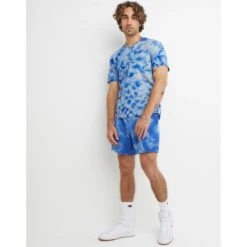 CHAMPION Men's Crush Dye Fleece 7" Shorts -Fashion Clothing Store 2078665 404 alt5