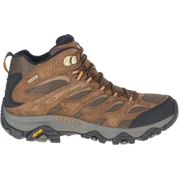 MERRELL Men's Moab 3 Mid Waterproof Hiking Boots 4 MERRELL Men's Moab 3 Mid Waterproof Hiking Boots - Image 2