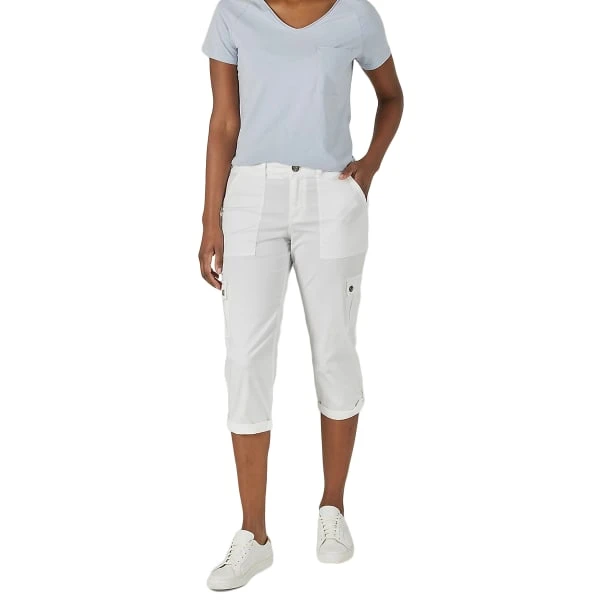 LEE Women's Flex-To-Go Relaxed Fit Cargo Capri 3 LEE Women's Flex-To-Go Relaxed Fit Cargo Capri