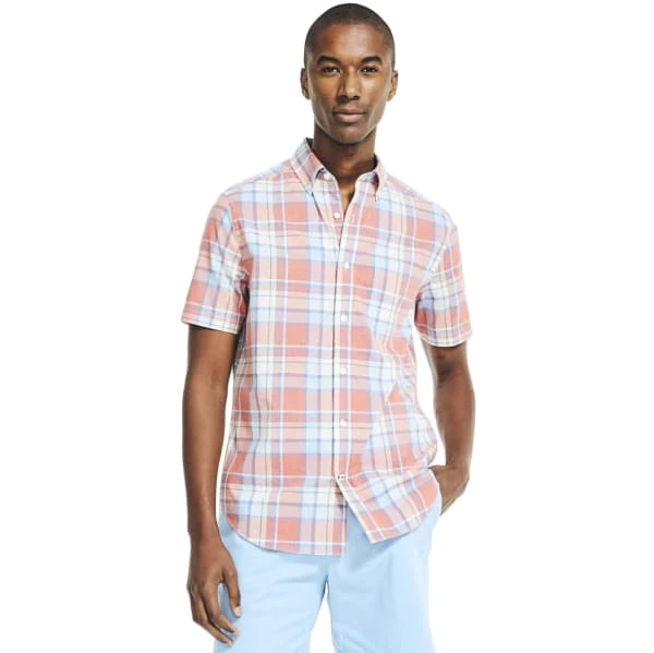 NAUTICA Men's Short-Sleeve Oxford Shirt 3 NAUTICA Men's Short-Sleeve Oxford Shirt