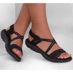 SKECHERS Women's Reggae Slim - Takes Two Sandal -Fashion Clothing Store 2079427 001 alt5