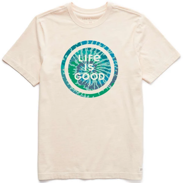 LIFE IS GOOD Men's Tie-Dye Coin Crusher-Lite Short Sleeve Graphic Tee 3 LIFE IS GOOD Men's Tie-Dye Coin Crusher-Lite Short Sleeve Graphic Tee