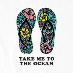 LIFE IS GOOD Women's Take Me To The Ocean Crusher Short-Sleeve Tee 5 LIFE IS GOOD Women's Take Me To The Ocean Crusher Short-Sleeve Tee -Fashion Clothing Store 2079660 101 alt1