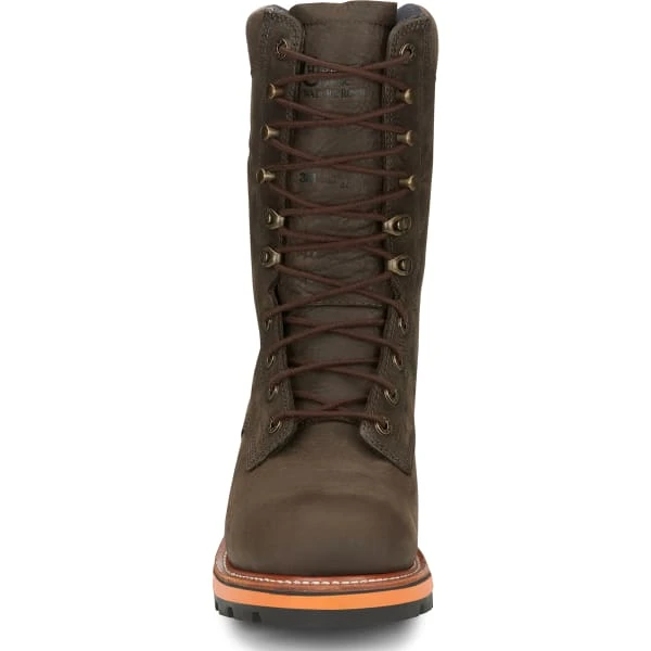 CHIPPEWA Men's Thunderstruck 10" Soft Toe Insulated Logger Boots, Extra Wide Width 8 CHIPPEWA Men's Thunderstruck 10" Soft Toe Insulated Logger Boots, Extra Wide Width - Image 6