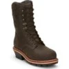 CHIPPEWA Men's Thunderstruck 10" Soft Toe Insulated Logger Boots, Extra Wide Width -Fashion Clothing Store 2080415 202 main