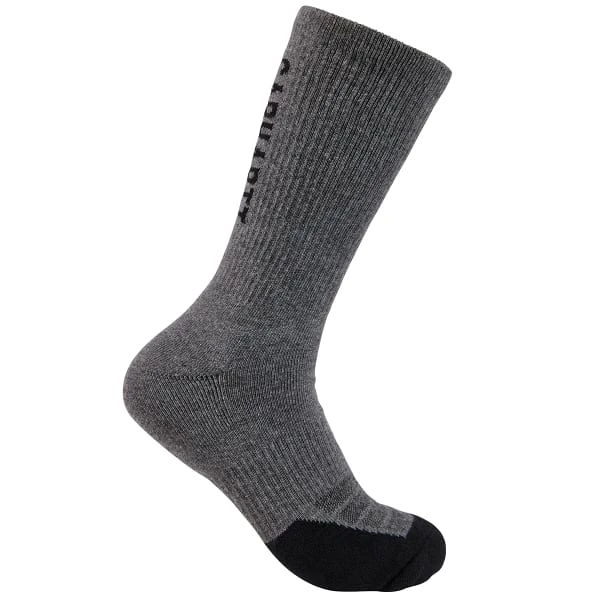 CARHARTT Men's Force Midweight Crew Sock, 3 Pack 3 CARHARTT Men's Force Midweight Crew Sock, 3 Pack