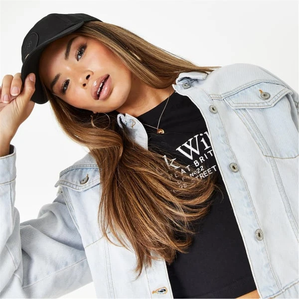JACK WILLS Women's Amelia Cropped Denim Jacket 7 JACK WILLS Women's Amelia Cropped Denim Jacket - Image 5