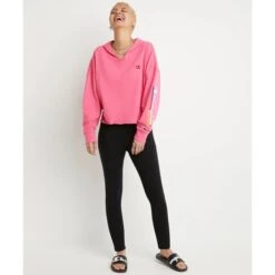 CHAMPION Juniors' Campus French Terry Split-Neck Hoodie -Fashion Clothing Store 2081383 607 alt6