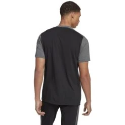 ADIDAS Men's Essential Melange Short-Sleeve Tee 10 ADIDAS Men's Essential Melange Short-Sleeve Tee -Fashion Clothing Store 2081655 001 alt2