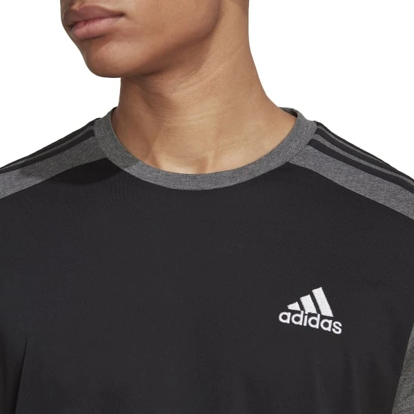 ADIDAS Men's Essential Melange Short-Sleeve Tee 7 ADIDAS Men's Essential Melange Short-Sleeve Tee - Image 5