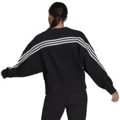 ADIDAS Women's Future Icons 3-Stripes Sweatshirt -Fashion Clothing Store 2081668 001 alt2