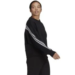 ADIDAS Women's Future Icons 3-Stripes Sweatshirt -Fashion Clothing Store 2081668 001 alt3