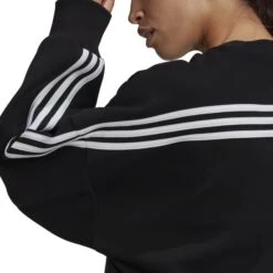 ADIDAS Women's Future Icons 3-Stripes Sweatshirt -Fashion Clothing Store 2081668 001 alt4