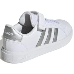 ADIDAS Girls' Grand Court Leather 2.0 Sneakers 13 ADIDAS Girls' Grand Court Leather 2.0 Sneakers -Fashion Clothing Store 2081704 007 alt3