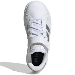 ADIDAS Girls' Grand Court Leather 2.0 Sneakers 14 ADIDAS Girls' Grand Court Leather 2.0 Sneakers -Fashion Clothing Store 2081704 007 alt4