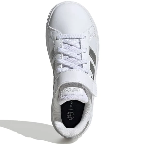 ADIDAS Girls' Grand Court Leather 2.0 Sneakers 7 ADIDAS Girls' Grand Court Leather 2.0 Sneakers - Image 5