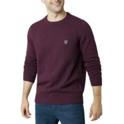 CHAPS Men's Original Crew Neck Sweater -Fashion Clothing Store 2081918 602 alt3