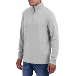 CHAPS Men's Stamford 1/4-Zip Mockneck -Fashion Clothing Store 2081935 006 alt2