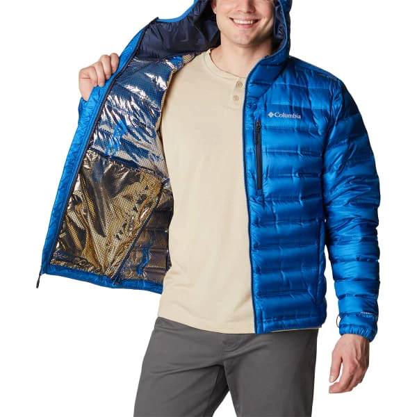 COLUMBIA Men's Pebble Peak Down Hooded Jacket 7 COLUMBIA Men's Pebble Peak Down Hooded Jacket - Image 5