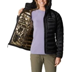 COLUMBIA Women's Pebble Peak Down Hooded Jacket 15 COLUMBIA Women's Pebble Peak Down Hooded Jacket -Fashion Clothing Store 2082015 001 alt4