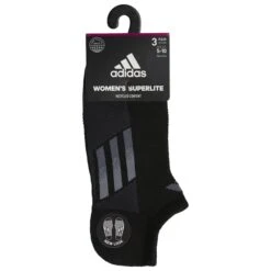 ADIDAS Women's Superlite 3-Stripe No Show Socks, 3 Pack 13 ADIDAS Women's Superlite 3-Stripe No Show Socks, 3 Pack -Fashion Clothing Store 2082050 001 alt5