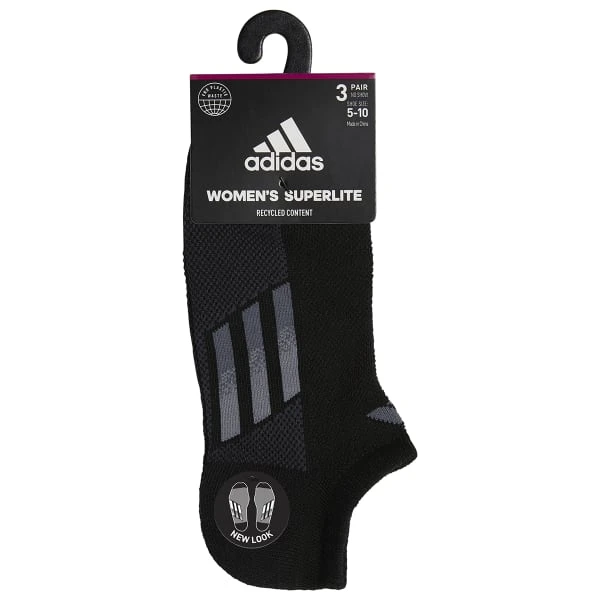 ADIDAS Women's Superlite 3-Stripe No Show Socks, 3 Pack 8 ADIDAS Women's Superlite 3-Stripe No Show Socks, 3 Pack - Image 6