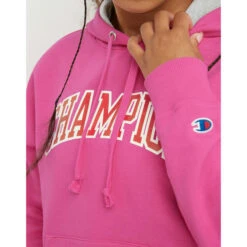 CHAMPION Women's Varsity Vibe Powerblend Hoodie -Fashion Clothing Store 2082278 606 alt4