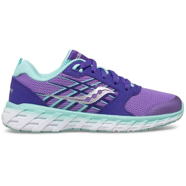 SAUCONY Girls' Wind 2.0 Running Shoes 4 SAUCONY Girls' Wind 2.0 Running Shoes - Image 2
