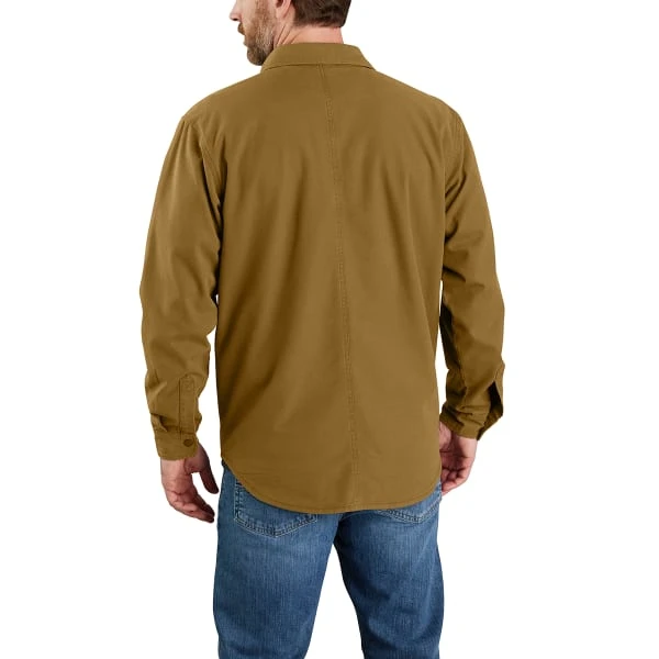 CARHARTT Men's Ruffed Flex Relaxed Fit Fleece-Lined Shirt Jacket 5 CARHARTT Men's Ruffed Flex Relaxed Fit Fleece-Lined Shirt Jacket - Image 3