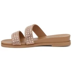 OLIVIA MILLER Women's Juliette Slip-On Flat Sandals -Fashion Clothing Store 2082921 105 alt2