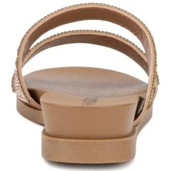 OLIVIA MILLER Women's Juliette Slip-On Flat Sandals -Fashion Clothing Store 2082921 105 alt4