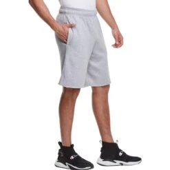 CHAMPION Men's Powerblend Fleece 10" Shorts 10 CHAMPION Men's Powerblend Fleece 10" Shorts -Fashion Clothing Store 2083318 002 alt3