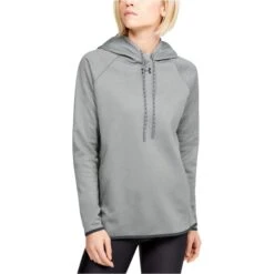 UNDER ARMOUR Women's UA Double Threat Armour Fleece Hoodie 10 UNDER ARMOUR Women's UA Double Threat Armour Fleece Hoodie -Fashion Clothing Store 2083478 002 alt2