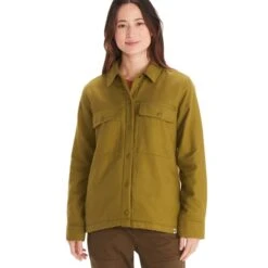MARMOT Women's Ridgefield Heavyweight Sherpa-Lined Flannel Jacket
