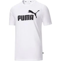 PUMA Men's Essentials Short-Sleeve Logo Tee