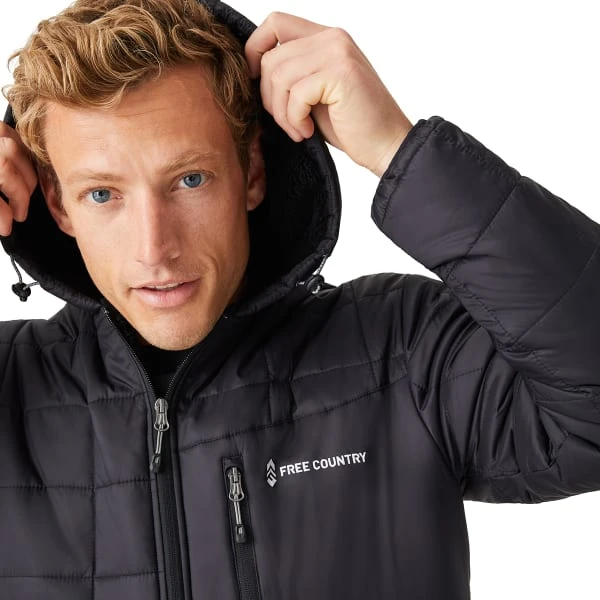 FREE COUNTRY Men's FreeCycle Bedrock Sherpa Lined Puffer Jacket 6 FREE COUNTRY Men's FreeCycle Bedrock Sherpa Lined Puffer Jacket - Image 4
