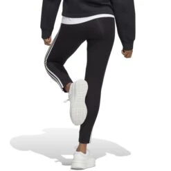 ADIDAS Women's Essentials 3-Stripes High-Waist Leggings 9 ADIDAS Women's Essentials 3-Stripes High-Waist Leggings -Fashion Clothing Store 2084523 001 alt2