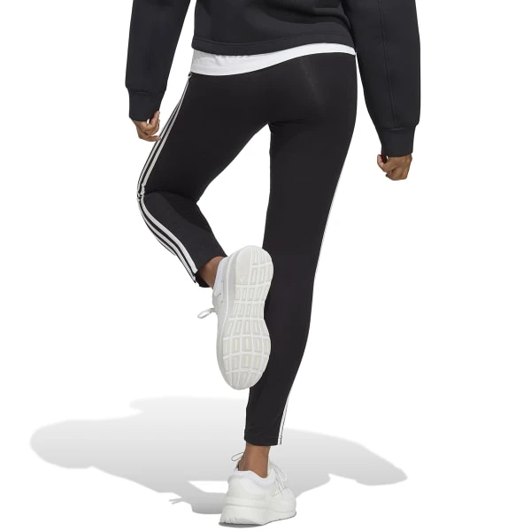 ADIDAS Women's Essentials 3-Stripes High-Waist Leggings 4 ADIDAS Women's Essentials 3-Stripes High-Waist Leggings - Image 3